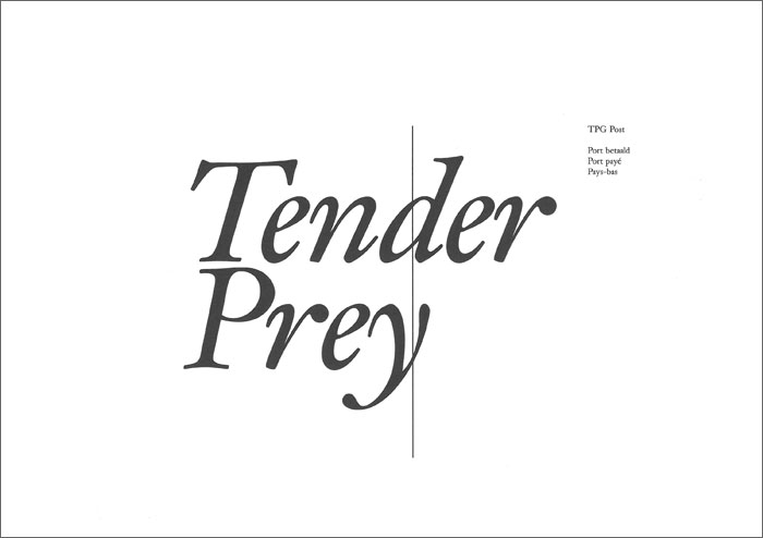 Tender Prey invite
